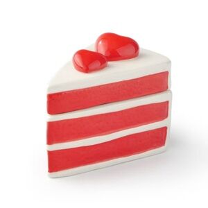 Ceramic Cake Slice Trinket Dish 🍰🎀